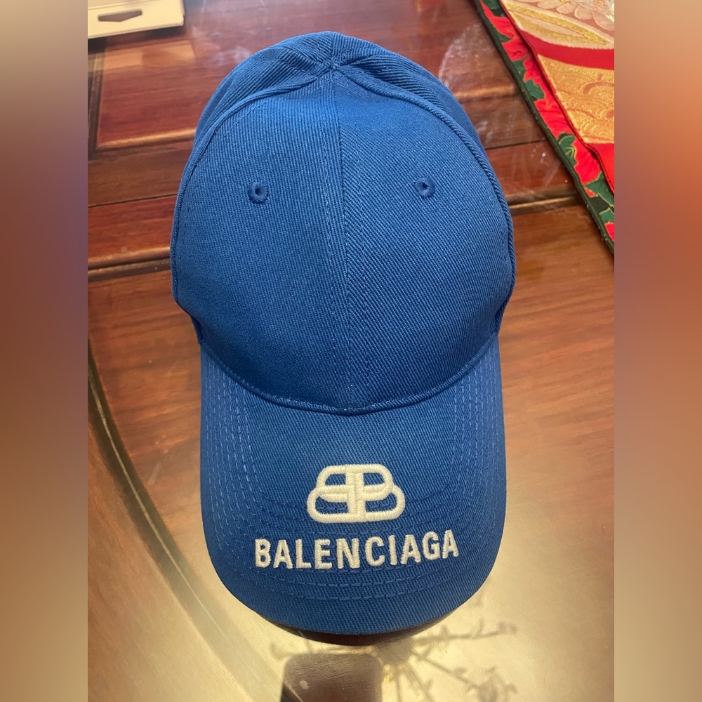 Balenciaga baseball hat blue size L 59 cm